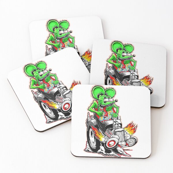 Item preview, Cartoon Vintage Rat Rod Groovy Hot Monster designed and sold by Kurt-Gigantic.