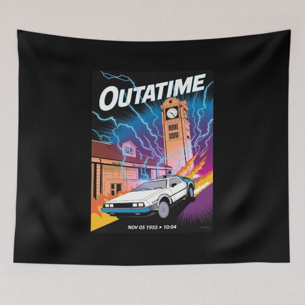 Item preview, Back to the Future Minimalist Fan Art Poster designed and sold by Enea Kelo.