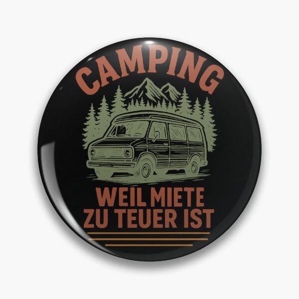 Item preview, Camping Because Rent Is Too Expensive funny camper designed and sold by LuminOrb.