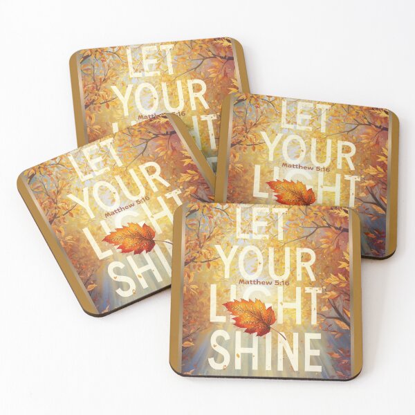 Item preview, Let Your Light Shine Matthew 5:16 Bible Verse Autumn designed and sold by Ausra789.