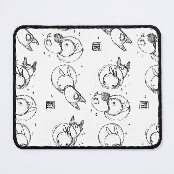 Item preview, Tumbling Space Rabbits designed and sold by Maike Vierkant - Connecting the Cute and the Nerdy.