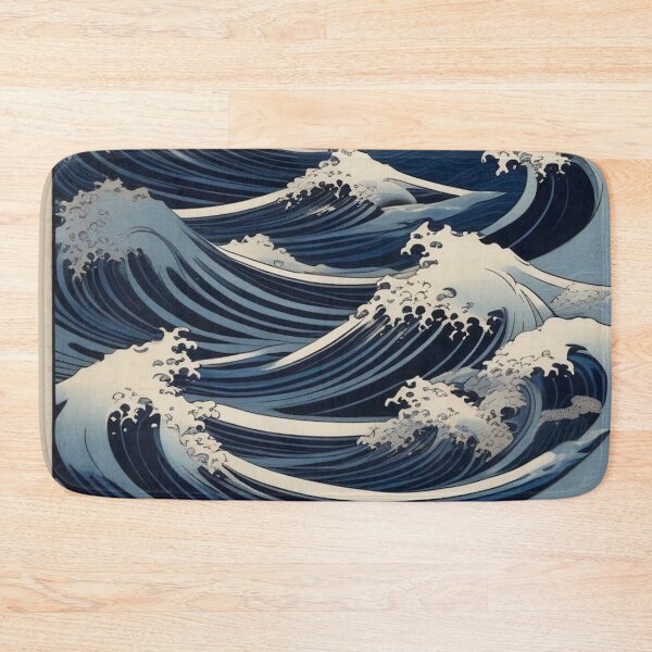 Item preview, Moonlit Waves – Japanese Ukiyo-e Woodblock Seascape designed and sold by Vandy Fullam.