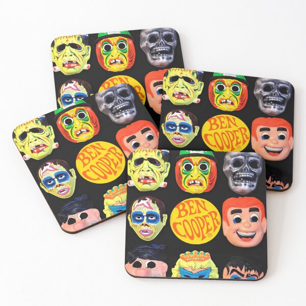 Item preview, Vintage Ben Cooper Halloween Masks designed and sold by Art-RichardFarm.