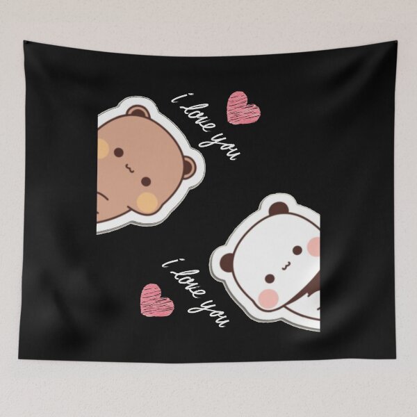 Item preview, I love you Bear and Panda Dudu and Bubu designed and sold by GeroZi.