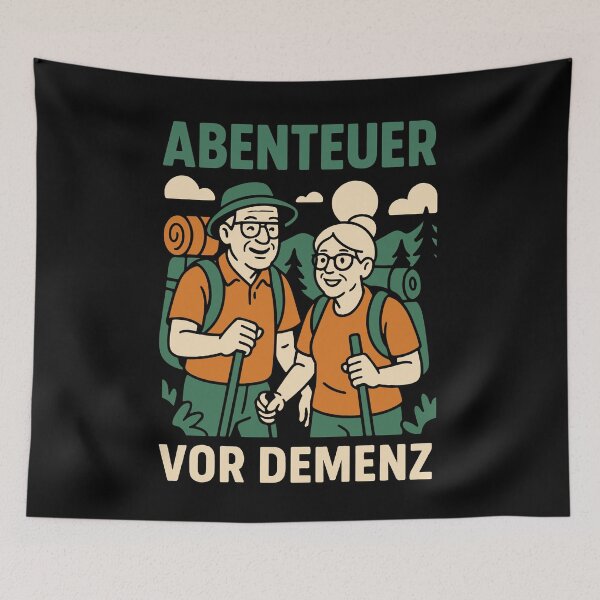 Item preview, Adventure Before Dementia Camping Camper Retro Design designed and sold by LuminOrb.