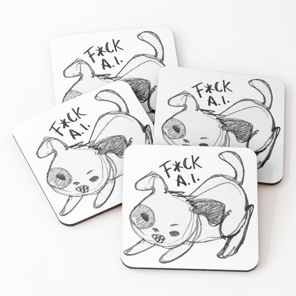 Item preview, F*ck AI  designed and sold by Maike Vierkant - Connecting the Cute and the Nerdy.