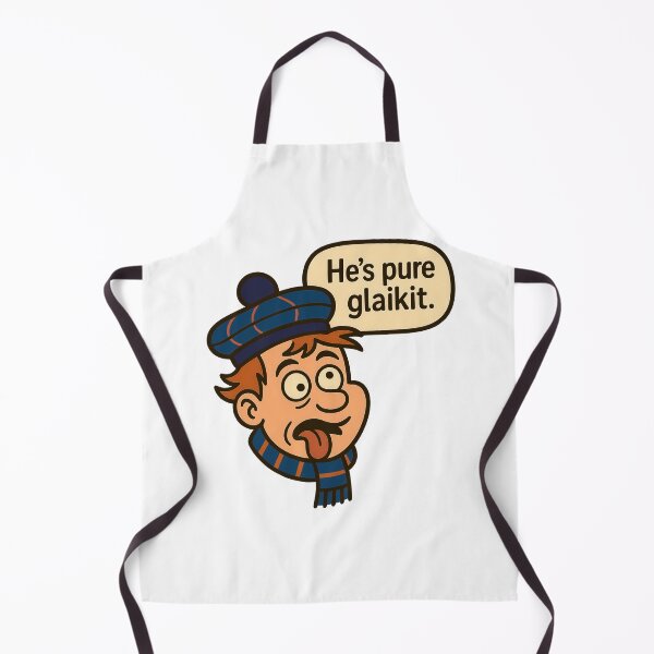 Item preview, Hes Pure Glaikit Scottish Saying Silly Person Scotland Humour - Blue designed and sold by EdgyEdgeArt.