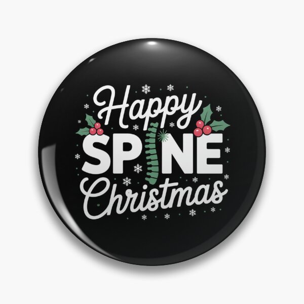 Item preview, Happy Spine Christmas Funny Osteopathy Holiday designed and sold by osteopath shop.