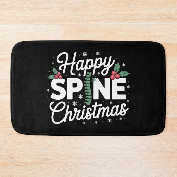 Item preview, Happy Spine Christmas Funny Osteopathy Holiday designed and sold by osteopath shop.