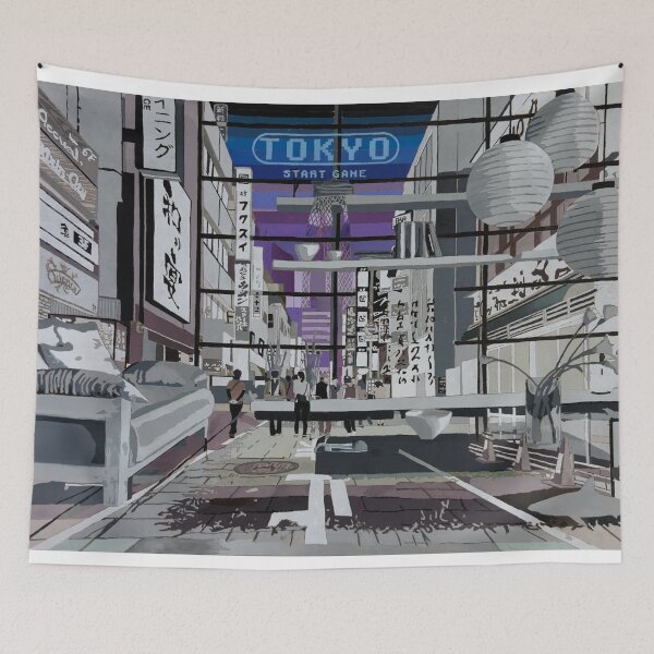 Item preview, Echo Chamber Tokyo designed and sold by ChrisArtStudio.