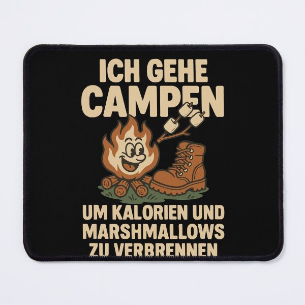 Item preview, I Go Camping for Calories and Marshmallows designed and sold by LuminOrb.