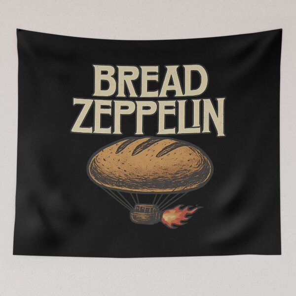 Item preview, Bread Zeppelin Rock Band Parody designed and sold by Barbecued-Jami.