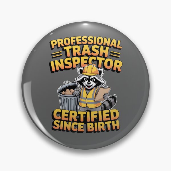Item preview, Trash inspector - I love raccoons - simply raccoon - Got raccoon - Funky raccoon - Do it with raccoons - Raccoon for all - Inspired by raccoon - Easy raccoon designed and sold by JansenGS.