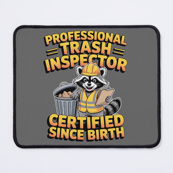 Item preview, Trash inspector - I love raccoons - simply raccoon - Got raccoon - Funky raccoon - Do it with raccoons - Raccoon for all - Inspired by raccoon - Easy raccoon designed and sold by JansenGS.