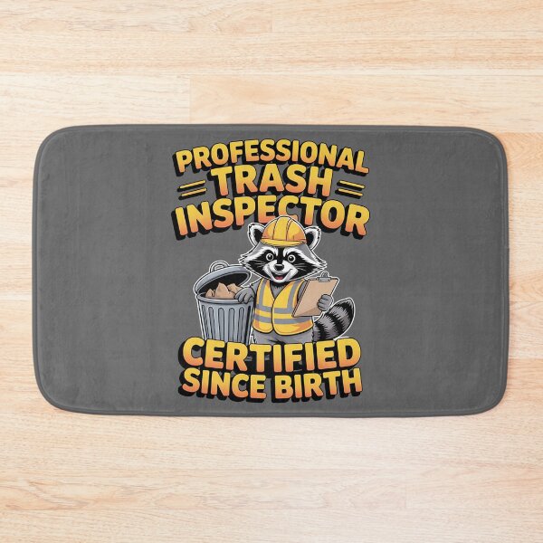 Item preview, Trash inspector - I love raccoons - simply raccoon - Got raccoon - Funky raccoon - Do it with raccoons - Raccoon for all - Inspired by raccoon - Easy raccoon designed and sold by JansenGS.