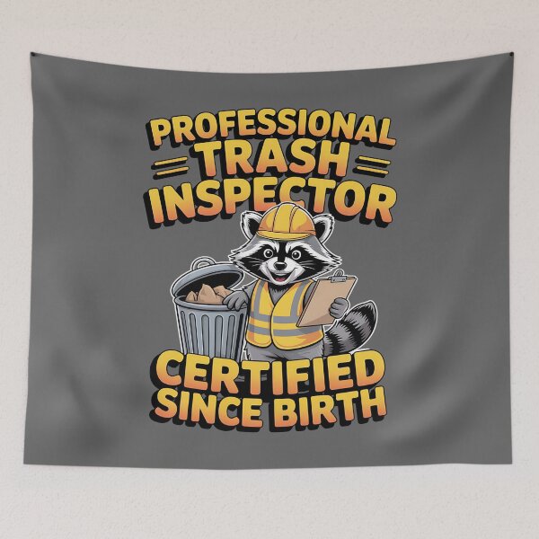 Item preview, Trash inspector - I love raccoons - simply raccoon - Got raccoon - Funky raccoon - Do it with raccoons - Raccoon for all - Inspired by raccoon - Easy raccoon designed and sold by JansenGS.