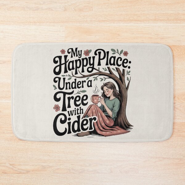 Item preview, My Happy Place: Under a Tree with Cider - Cozy Autumn Design designed and sold by Jollys-ArtShop.