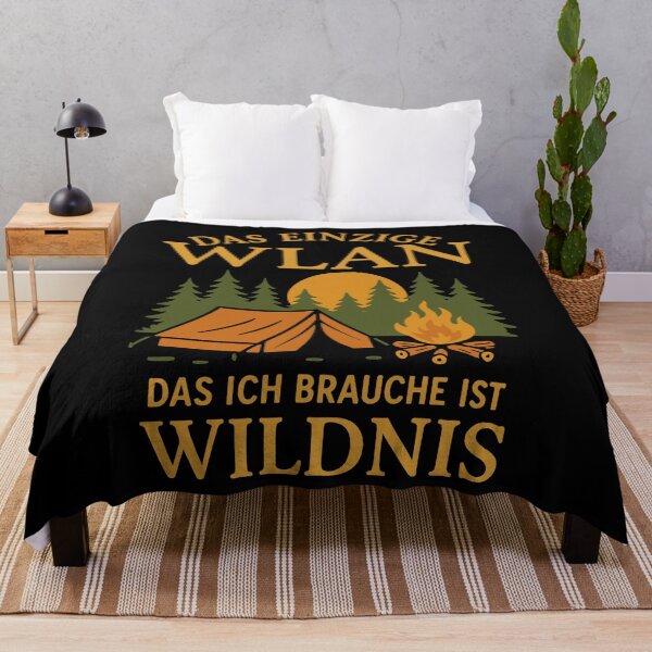Artikelvorschau, Das Einzige WLAN Ist Wildnis Camping Natur entworfen und verkauft von LuminOrb.