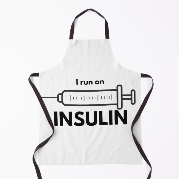 Item preview, I Run on Insulin – Funny Diabetes Awareness Design designed and sold by AntonioMina.