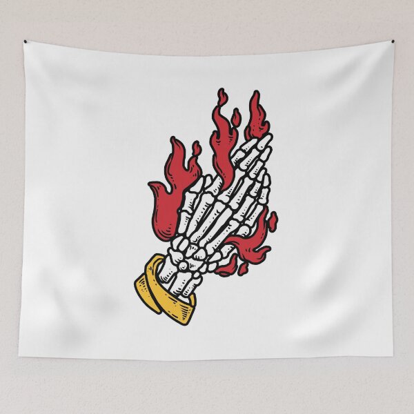 Item preview, Flaming Hands Prayer designed and sold by Short Stories Me.