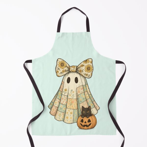 Item preview, Halloween Patchwork Ghost designed and sold by Dragon Space.