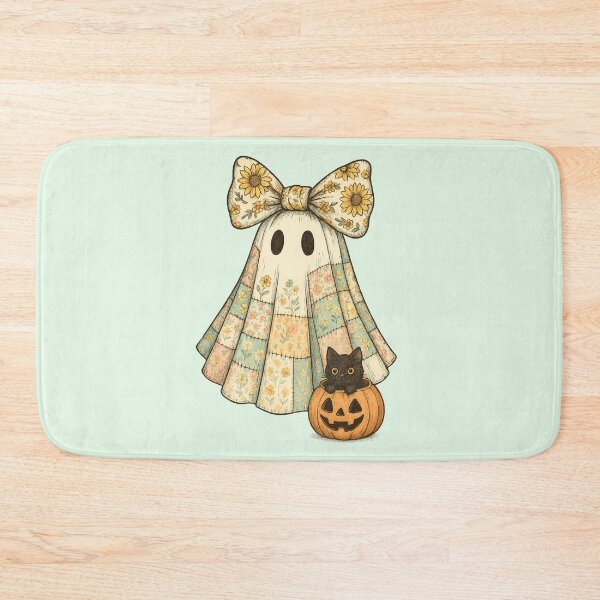 Item preview, Halloween Patchwork Ghost designed and sold by Dragon Space.