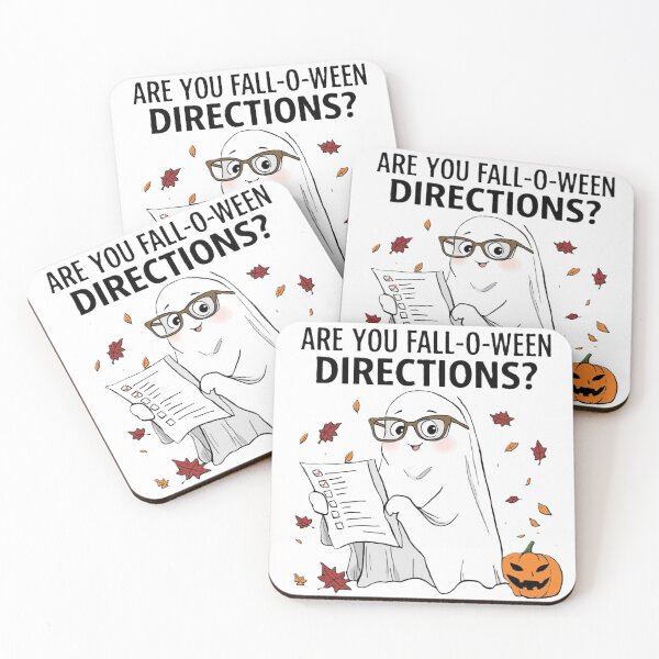 Item preview, Are You Fall-O-Ween Directions? Funny Ghost Teacher Halloween Pun designed and sold by jelonkaa.