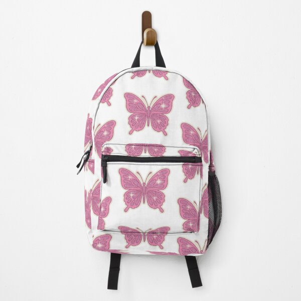 Item preview, Y2K Glitter Butterfly – Pink Holographic Aesthetic designed and sold by CreatedbyKandJ.