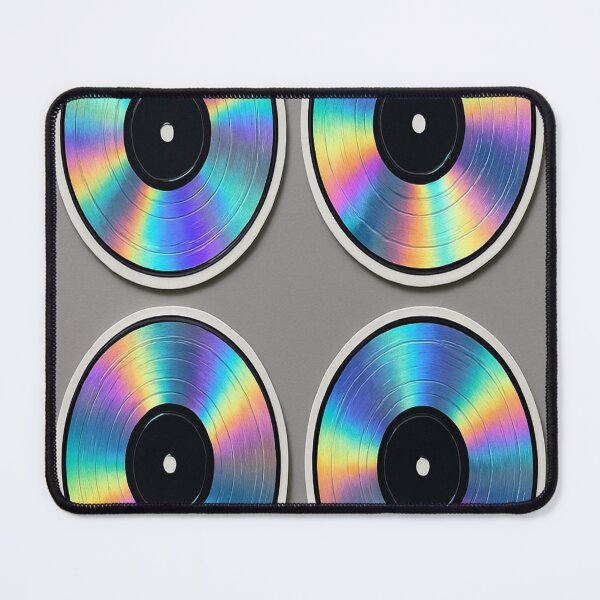 Item preview, Vinyl Record Collector Stickers Holographic Iridescent 5-Pack (Buy 4, Get 1 Free!) designed and sold by "TXSiSsY's TRIUMPH BY GRACE".