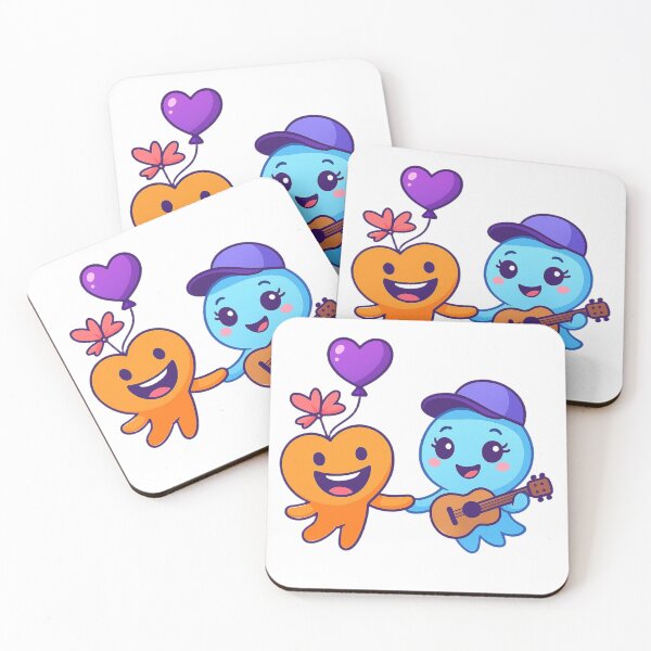 Item preview, Happy Cartoon Friends, Linked Hands designed and sold by Bubblysbubble.
