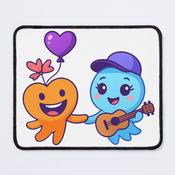 Item preview, Happy Cartoon Friends, Linked Hands designed and sold by Bubblysbubble.