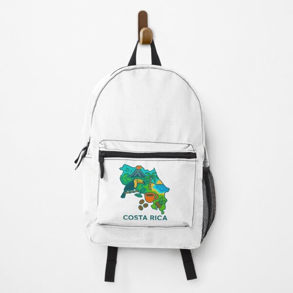 Item preview, Map of Costa Rica with Tropical Icons designed and sold by Wander Vibes.