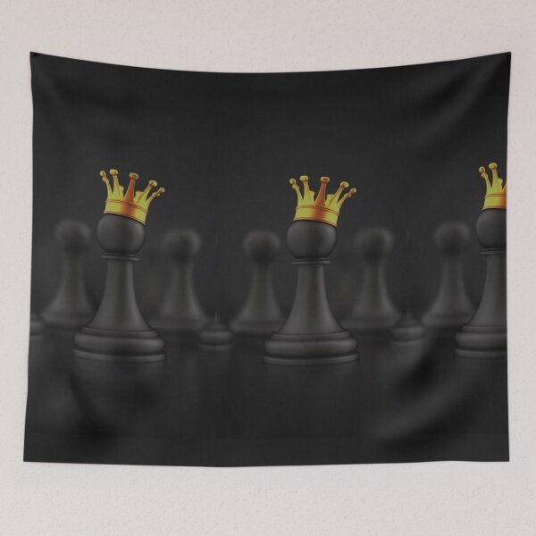 Item preview, "Pawn to King – Chess Crown Symbol of Power" designed and sold by The Art Vibe.
