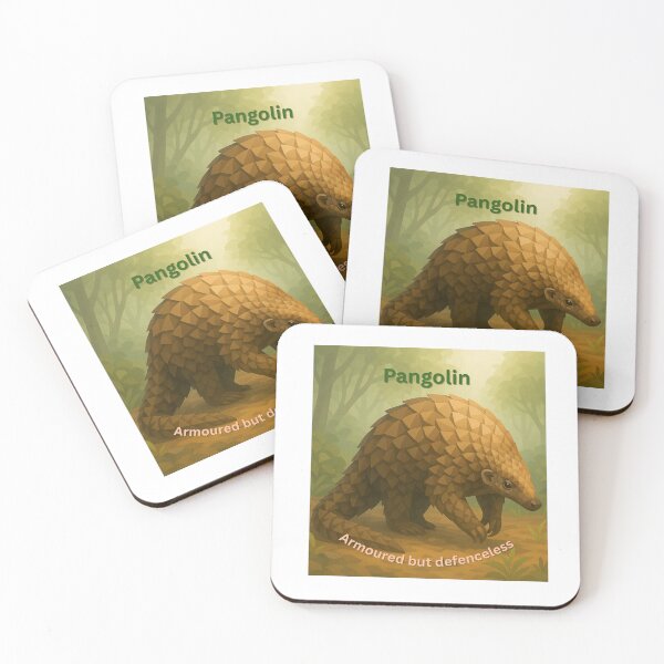 Item preview, Pangolin – Fragile Armour in a Wild World designed and sold by GeoWild Designs.