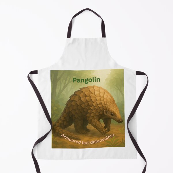 Item preview, Pangolin – Fragile Armour in a Wild World designed and sold by GeoWild Designs.