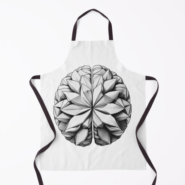 Item preview, Grey Geometric Brain designed and sold by Mind Empowerment Designs.