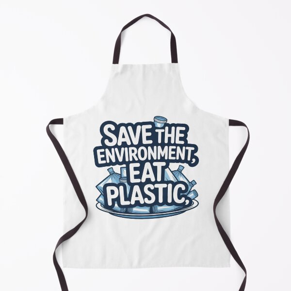 Item preview, Save The Environment Eat Plastic designed and sold by ChearshiPrints.