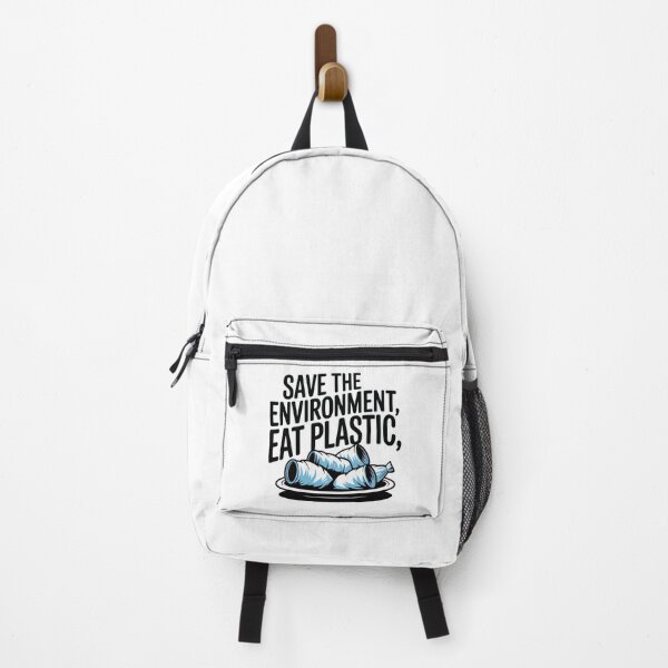 Item preview, Save The Environment Eat Plastic designed and sold by ChearshiPrints.