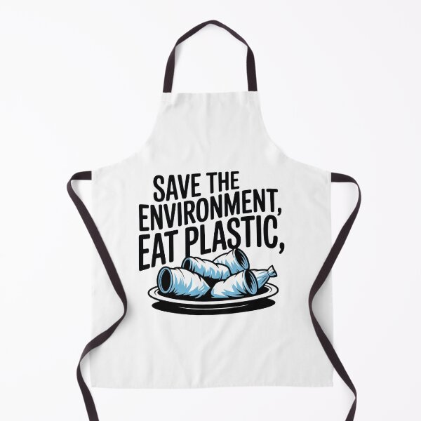 Item preview, Save The Environment Eat Plastic designed and sold by ChearshiPrints.