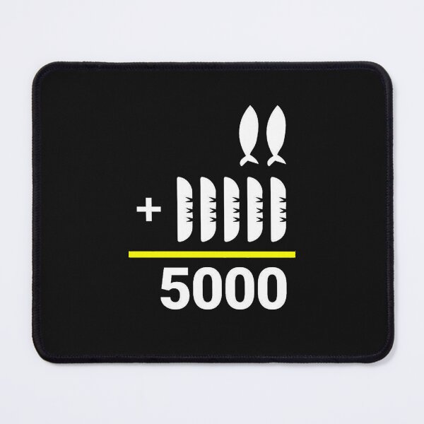 Item preview, 2 + 5 = 5000 (Feeding of the masses) designed and sold by Bespoke-Art.