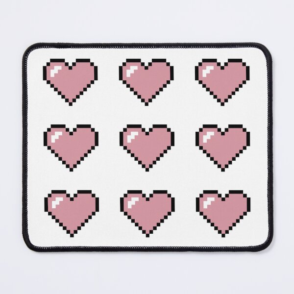 Item preview, Pink Pixel Hearts Set [x9] designed and sold by ratgirlonyx.