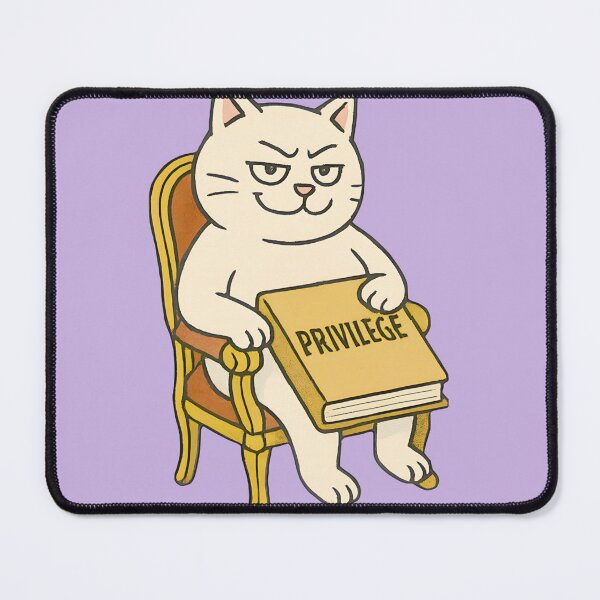 Item preview, Smug Cat, Privilege Book, Dark Humor | PERFECT GIFT FOR YOU AND FRIENDS designed and sold by TIBORTELEKY.
