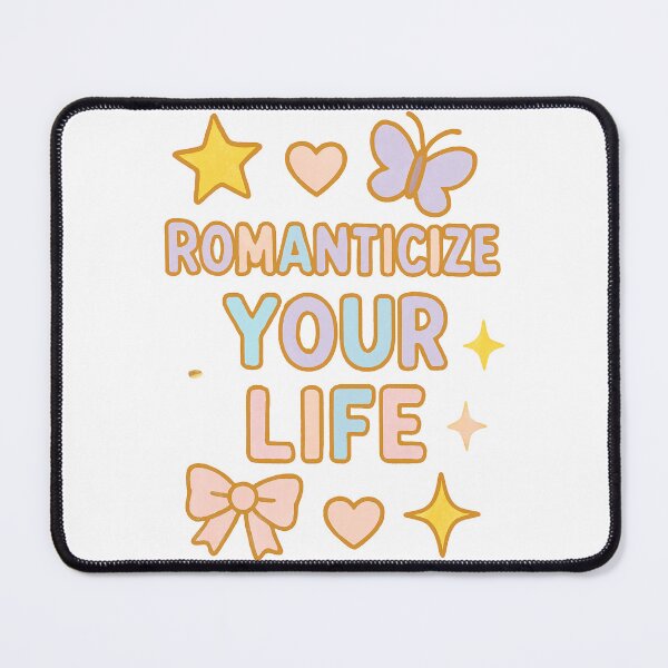 Item preview, Romanticize Your Life – Pastel Kawaii Aesthetic with Hearts & Butterflies designed and sold by CreatedbyKandJ.