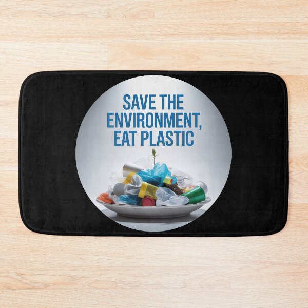 Item preview, Save The Environment Eat Plastic designed and sold by ChearshiPrints.