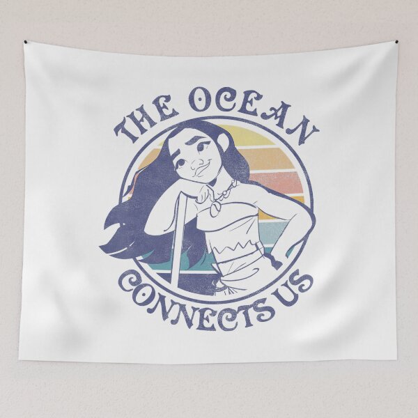 Item preview, Tropical Girl Cartoon Vintage Waves Island with Ocean designed and sold by Rodolfo-Garment.