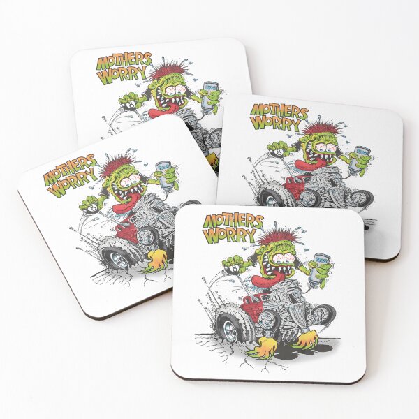 Item preview, Rod Vintage Monster Groovy Hot Rat Cartoon designed and sold by Kurt-Gigantic.