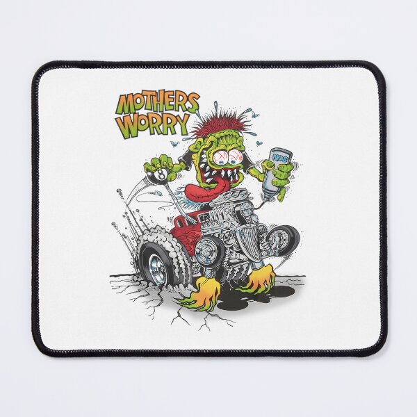 Item preview, Rod Vintage Monster Groovy Hot Rat Cartoon designed and sold by Kurt-Gigantic.