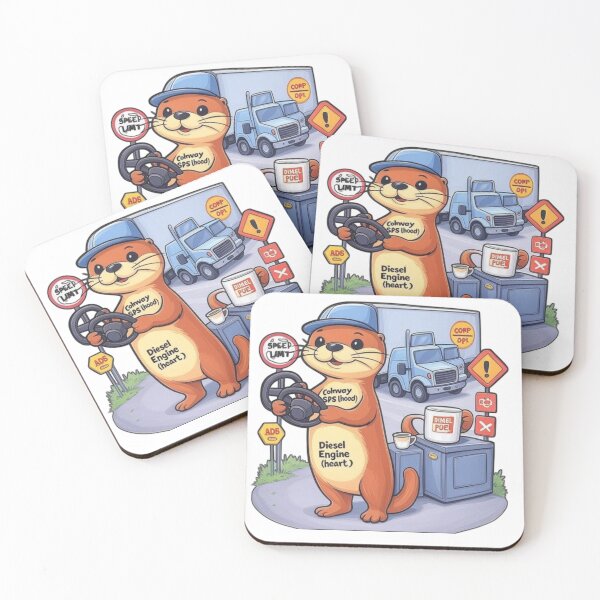 Item preview, Long Haul Otter – Highway Legend designed and sold by SHOP SOUS⭐⭐⭐⭐⭐.