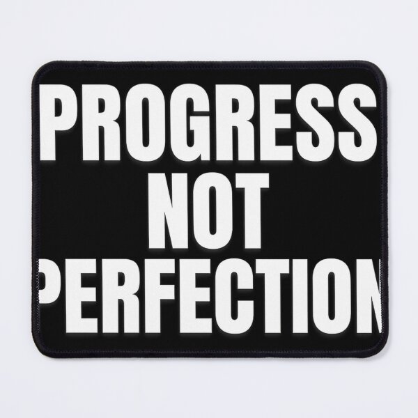Item preview, Progress Not Perfection – Inspirational Quote for Fitness and Self-Improvement designed and sold by Howling Ink.
