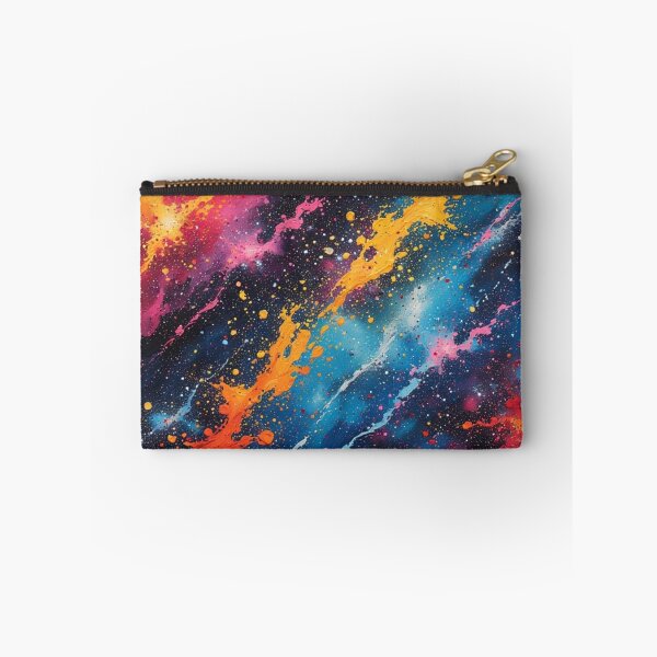 Artikelvorschau, Pollock Cosmic Chaos Abstrakte Galaxie Tropfmalerei entworfen und verkauft von yellowwpaint.